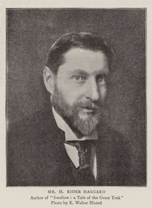 Mr. H. Rider Haggard, de Auteurs van onze Nieuwe Serie