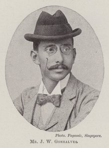 Mr J W Gonsalves door English Photographer