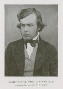 Myles Birket Foster, Engelse kunstenaar, als jonge man door English Photographer