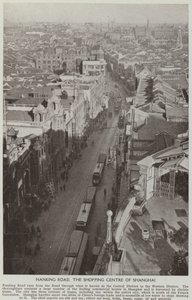 Nanking Road, het winkelcentrum van Shanghai