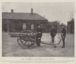 Nieuw 15-ponder kanon voor de Royal Field Artillery