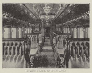 Nieuwe gangtrein op de Midland Railway door English Photographer