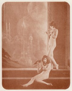 Nudistische kunst: Glio en Erato