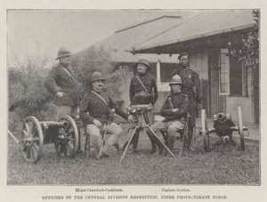 Officieren van de Central Division Expedition, Niger Protectorate Force door English Photographer