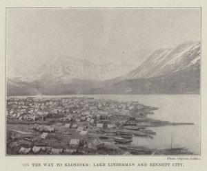 Op weg naar Klondike, Lake Linderman en Bennett City door English Photographer