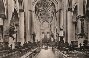 Oxford, Christchurch Kathedraal, Koor Oost door English Photographer