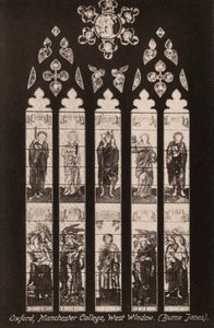 Oxford, Manchester College, Westraam, Burne Jones door English Photographer