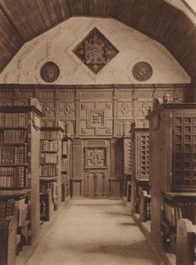 Oxford: Merton College, De Bibliotheek, noordkant