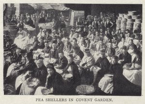 Erwtenpellers in Covent Garden, Londen door English Photographer