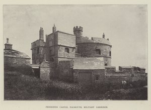 Pendennis Kasteel, Falmouth, Militaire Garnizoen door English Photographer