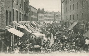 Petticoat Lane op zondagochtend door English Photographer