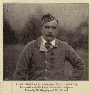 Doedelzakspeler Findlater, Gordon Highlanders door English Photographer
