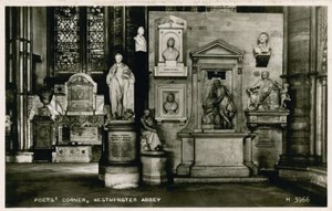 Poets Corner, Westminster Abbey door English Photographer