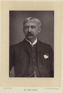 Portret van Bret Harte door English Photographer