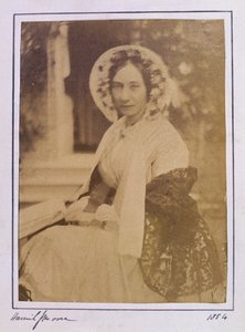 Portret van Harriet Jane Moore (1801-84) 1854 door English Photographer