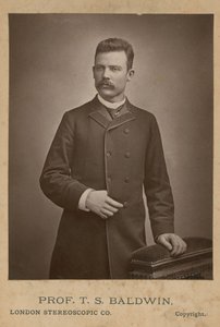Portret van Professor Thomas Scott Baldwin door English Photographer