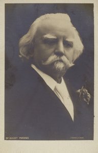 Portret van Sir August Manns