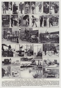 Postdienst onder de Wereldpostunie, I (z/w foto) door English Photographer