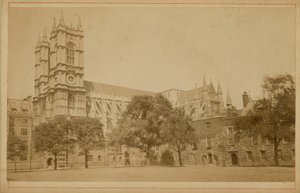 Ansichtkaart van Westminster Abbey door English Photographer