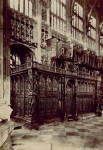 Ansichtkaart met een afbeelding van het heiligdom van Henry VII