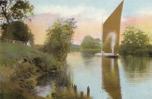 Postwick Reach, Whitlingham, nabij Norwich