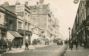 Praed Street en St Marys Hospital, Londen