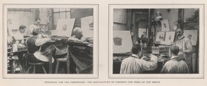 Voorbereidingen voor de Kroning, de Fabricage van Kronen voor Edelen van het Rijk door English Photographer