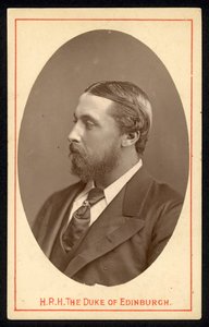 Prins Alfred, Hertog van Edinburgh door English Photographer