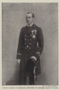 Prins Charles van Denemarken, verloofd met Prinses Maud van Wales door English Photographer