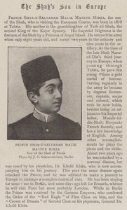 Prins Shoa-U-Saltanah Malik Mansur Mirza