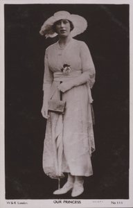 Prinses Mary (zw/w foto) door English Photographer
