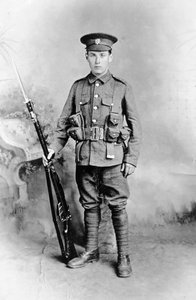Soldaat van het Devonshire Regiment, Britse leger