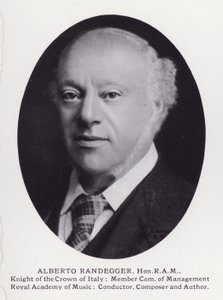 Prominente mannen van Londen: Alberto Randegger door English Photographer
