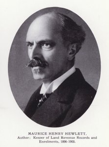 Prominente Mannen van Londen: Maurice Henry Hewlett (zwart-wit foto) door English Photographer