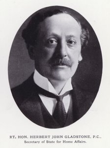 Prominente mannen van Londen: Rt Hon Herbert John Gladstone door English Photographer