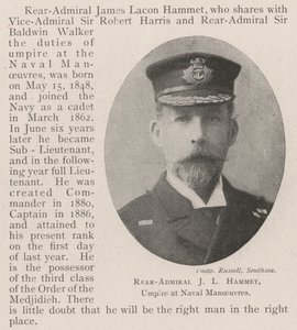 Viceadmiraal J L Hammet, Scheidsrechter bij Marineoefeningen