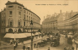 Regent Street en Piccadilly Hotel, Londen