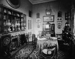 Kamer in de Villa Hohenlohe, Baden-Baden