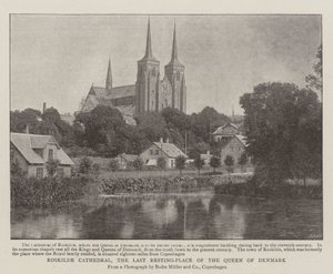 Kathedraal van Roskilde, de laatste rustplaats van de koningin van Denemarken door English Photographer