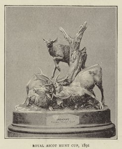 Royal Ascot Hunt Cup, 1891 door English Photographer