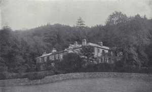 Ruskins huis, Brantwood, in het merengebied door English Photographer