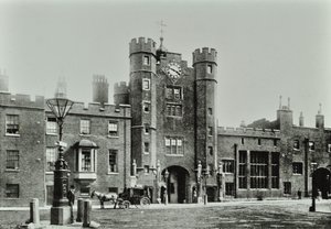 Saint Jamess Palace, Westminster: vanaf Saint Jamess Street, 1896