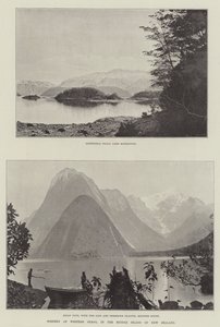 Landschap van West-Otago, op het Zuidereiland van Nieuw-Zeeland door English Photographer