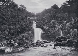 Schotland: Inversnaid Watervallen, Loch Lomond