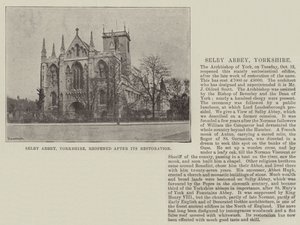 Selby Abbey, Yorkshire, heropend na de restauratie door English Photographer