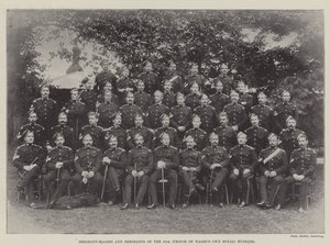 Sergeant-Majors en Sergeanten van de 10e (Prince of Wales