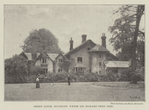 Sheen Lodge, Richmond, waar Sir Richard Owen stierf door English Photographer