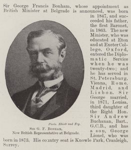 Sir G F Bonham, nieuwe Britse vertegenwoordiger in Belgrado door English Photographer