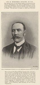 Sir H Mortimer Durand, KCIE, Britse Indiase gezant naar Kabul door English Photographer