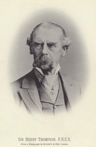 Sir Henry Thompson, FRCS (z/w foto) door English Photographer